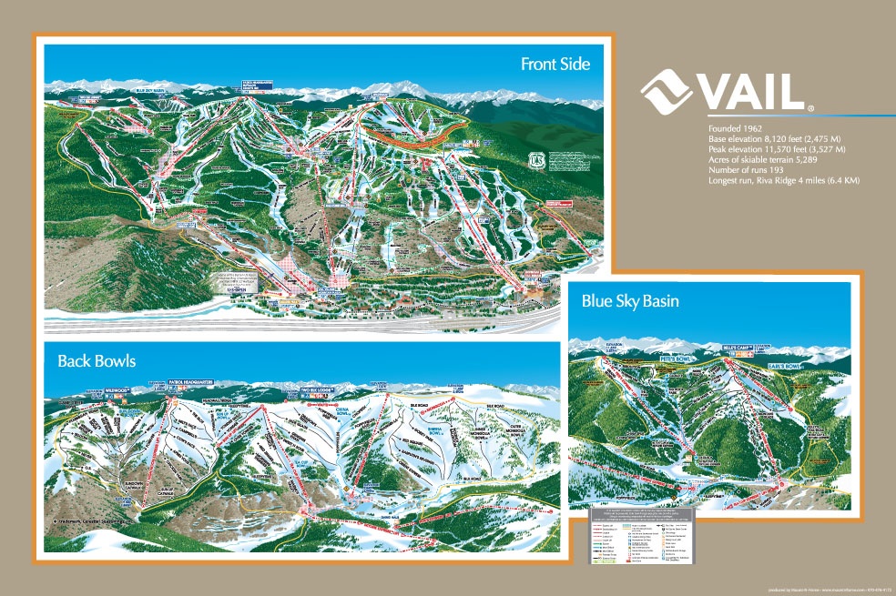 Vail Mountain Bike Trail Map